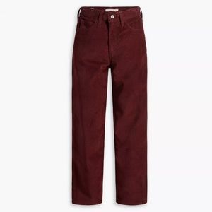 Levi’s ribcage straight ankle corduroy pants 30x29